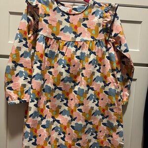 Mud Pie Multicolor Floral Kids Dress